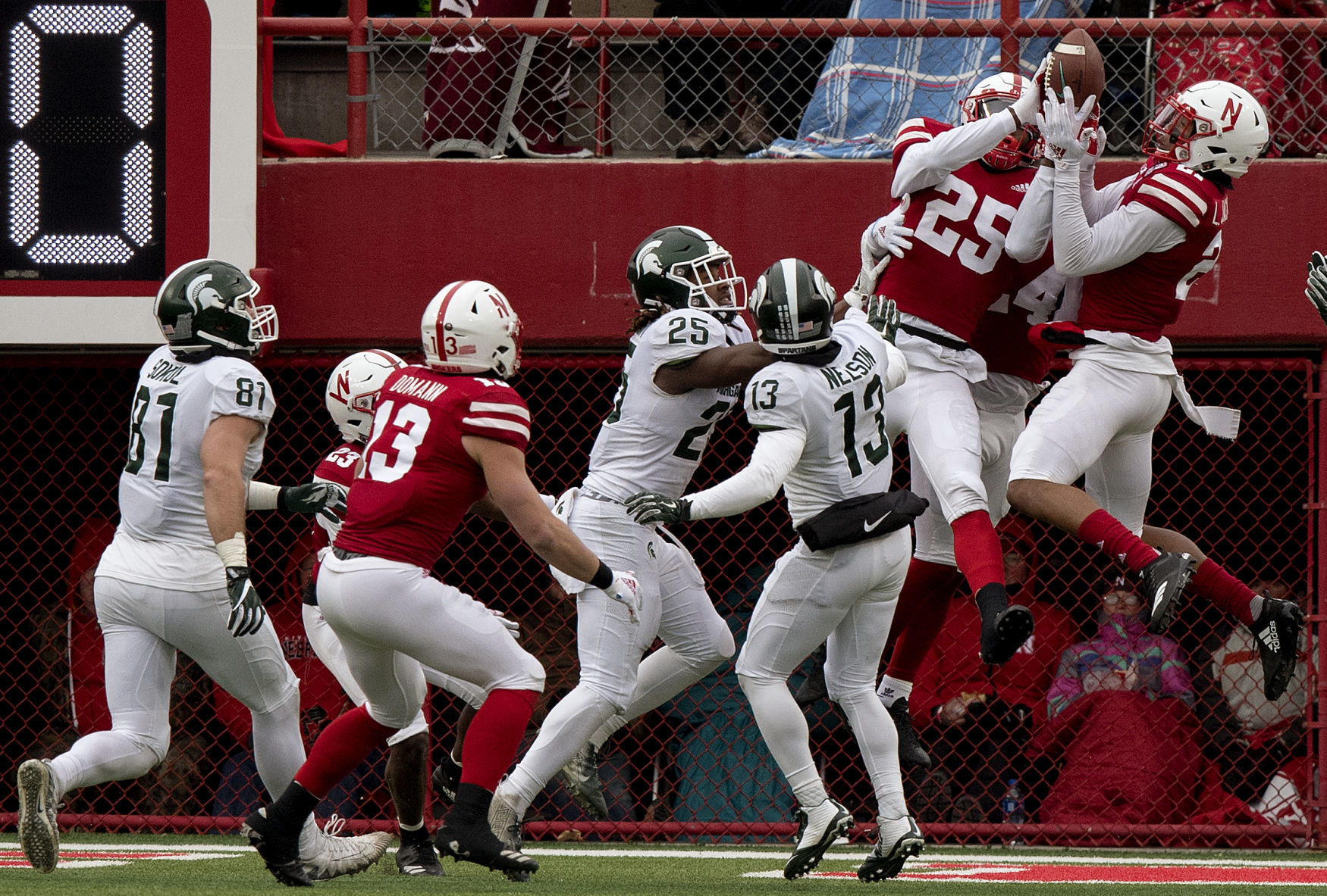 Michigan State vs. Nebraska, 11.17